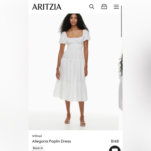 Wilfred Allegoria Poplin dress (sold) - Picture 2 of 5